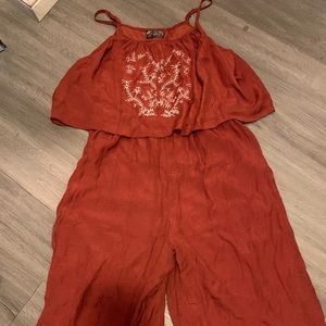Burnt Orange Romper